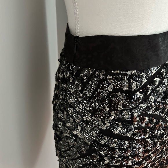 Zara Sequin Mini Skirt - Picture 4 of 6